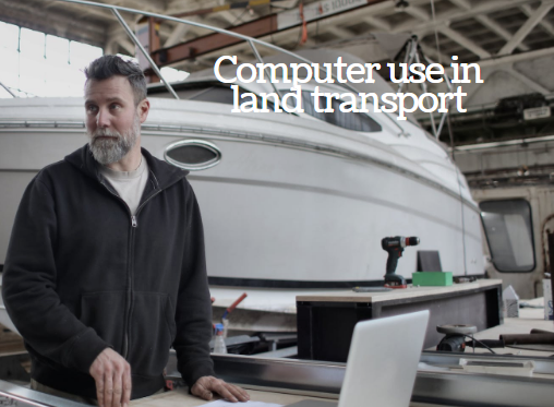 Computer use in land transport 