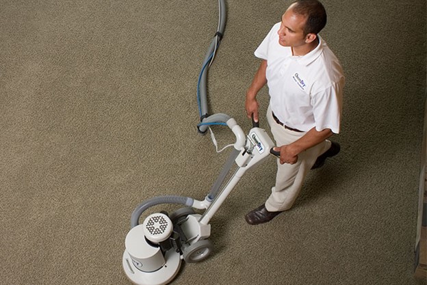 Maintaining and cleaning carpets in hospitals